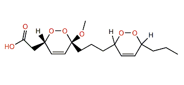 6-Methoxy-3,6,10,13-diperoxy-4,11-hexadecadienoic acid